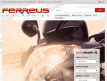 Tablet Screenshot of ferreus.com